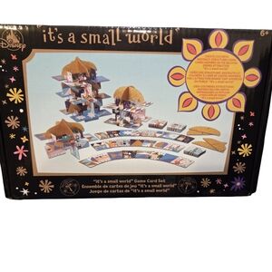 Disney Parks IT'S A SMALL WORLD Attraction Building Card Game Set NEW